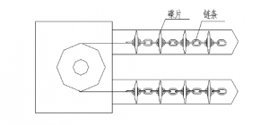 Ring chains conveyor